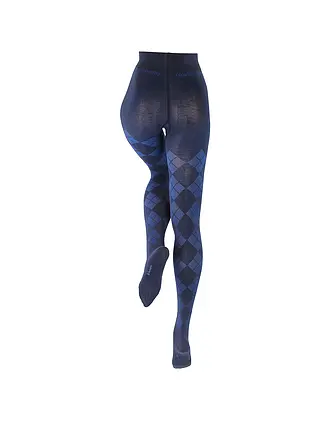 BURLINGTON | Collant tricoté ELEGANT ESSENCE noir | dunkelblau